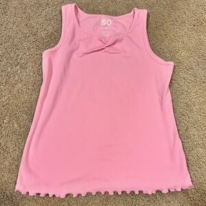SO Pink Kids Tank Top